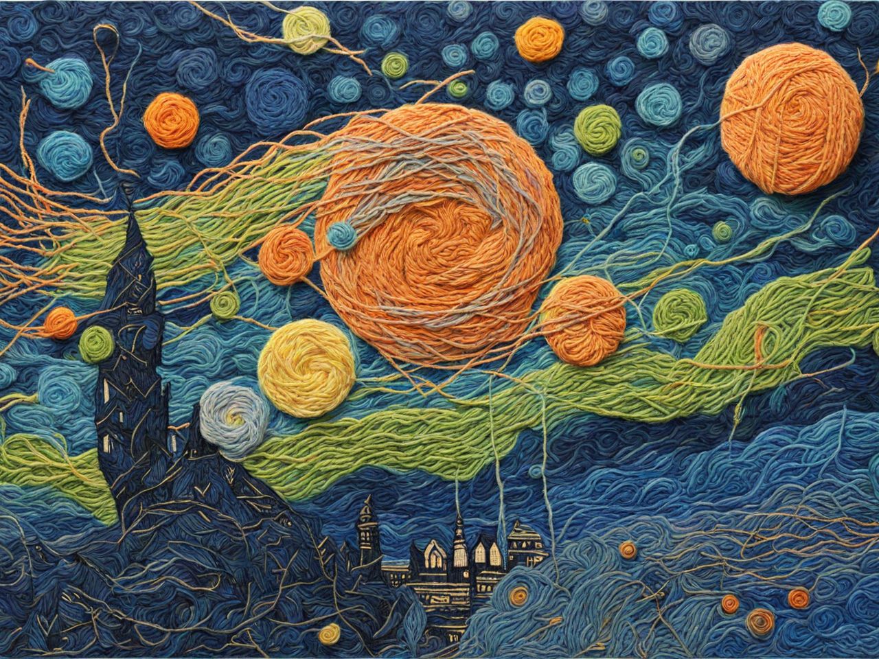 00021-20240102205400-7779-The Starry Night Yarn art style  _lora_SDXL_Yarn_Art_Style_1.0_.jpg